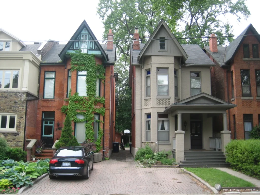 A Victorian bay-and-gable house in the Annex, Toronto