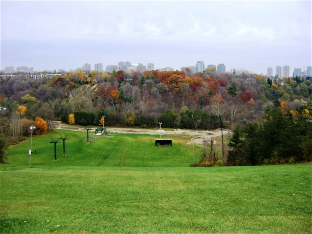 View of North York from Earl Bales Park, next to Bathurst Manor, Toronto