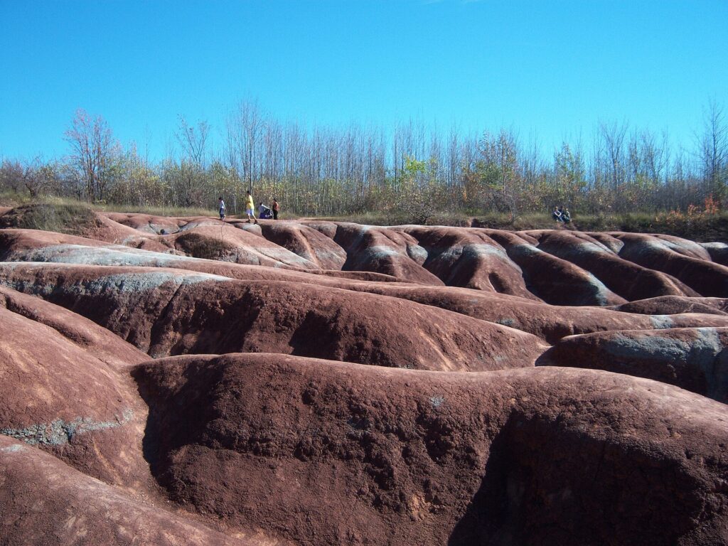 The Cheltenham Badlands in Caledon