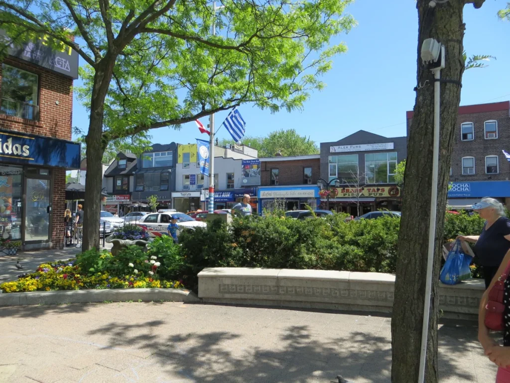 Greektown on Danforth Avenue, Toronto