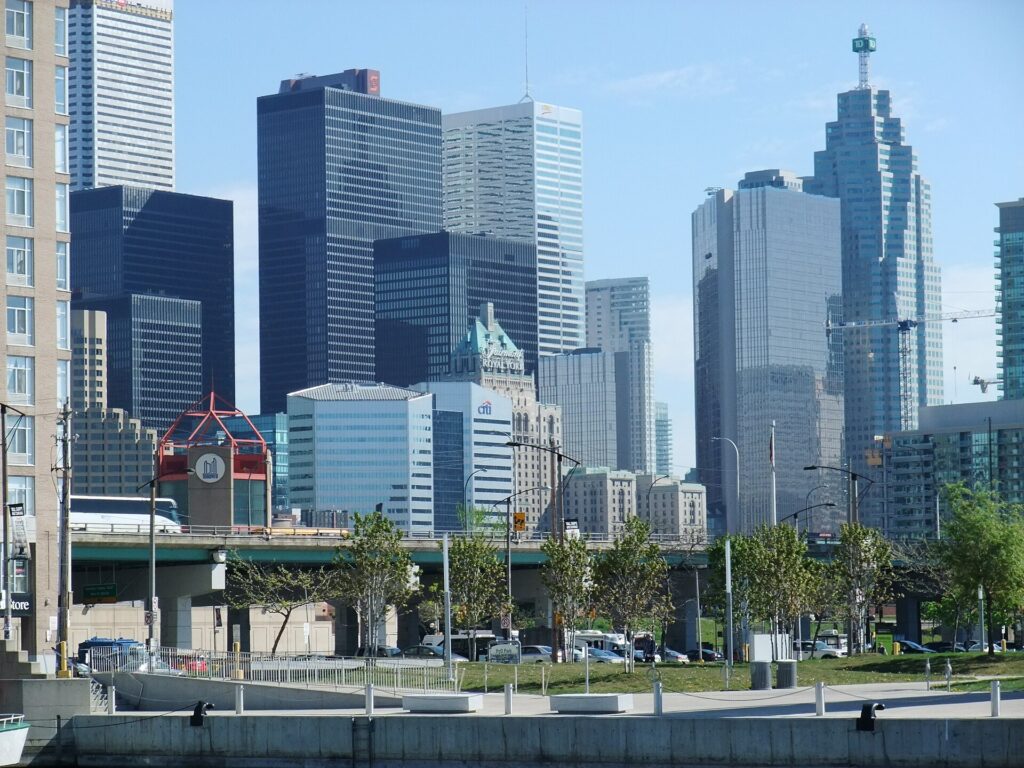 Toronto’s Financial District skyline