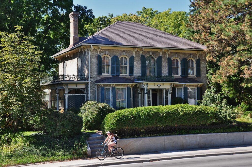 A heritage home in Aurora, Ontario